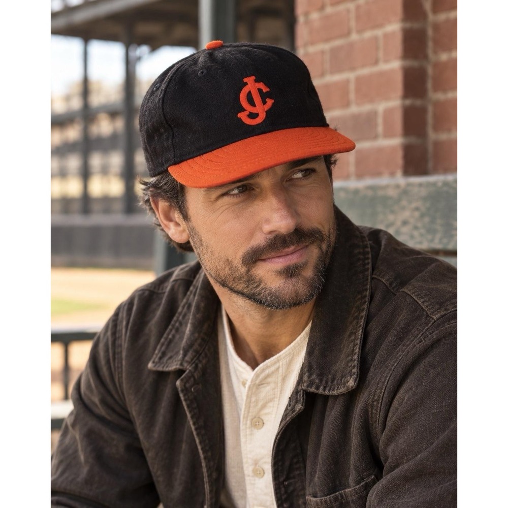 Ebbets Field Flannels Jersey City Skeeters Hat 1928 Wool Ballcap 7 1/8 USA